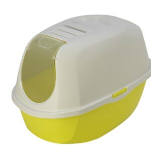 Moderna Smart Cat Litter Tray Box for Cat and Kittens – 54 cm (Lemon Yellow)
