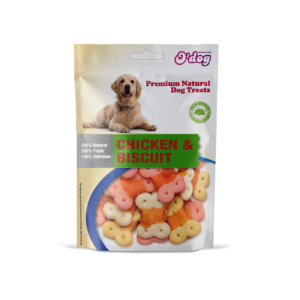 O’Dog Chicken & Biscuit Treats for Dog 100g